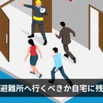 【災害時】避難所へ行くべきか自宅に残るべきか？正しい判断基準と在宅避難・避難所避難の全知識2026年版
