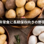 防災食・非常食に長期保存向きの野菜はどれ?【常温保存・乾物・缶詰・フリーズドライ別・完全ガイド】2026年最新版