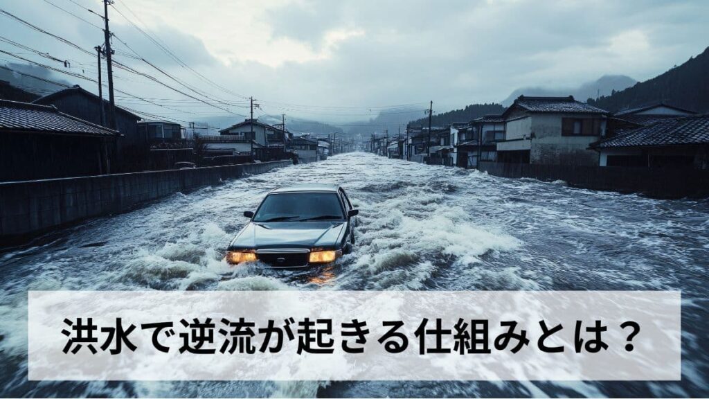 洪水で逆流が起きる仕組みとは？トイレ・排水口・下水の逆流対策を徹底解説【2026年最新版】