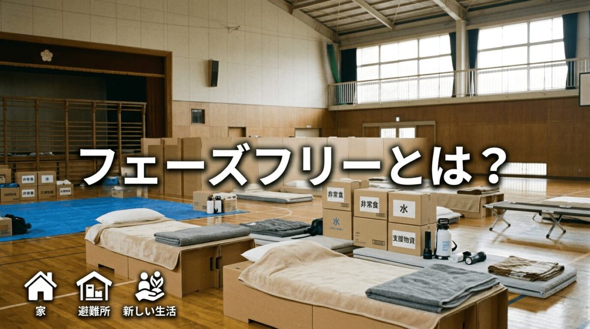 フェーズフリーとは？意味・概念・具体例・認証制度・防災との関係をわかりやすく解説