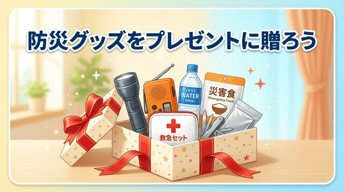 防災グッズをプレゼントに贈ろう｜相手別おすすめ21選・選び方・喜ばれるポイントを徹底解説