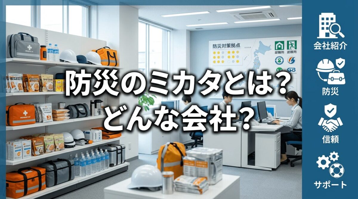 防災のミカタとは？どんな会社？防災セットリュックの特徴・中身・口コミ・評判を徹底解説