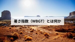 暑さ指数（WBGT）とは何か【2026年版】計算式・気温との違い・熱中症リスクの見方・防災活用法を完全解説