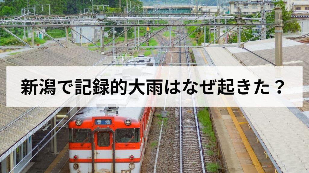【土砂災害危険警報】新潟で記録的大雨はなぜ起きた？現在の状況と今すぐできる備えを解説