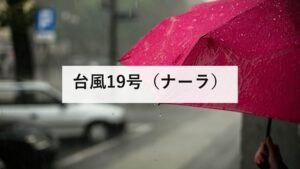 台風19号（ナーラ）｜トンキン湾で停滞が続く。日本への影響はありません